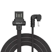Gc-68I 180 Degree Elbow 8 Pin To Usb 3A Fast Charging Cable For Iphone 7 and 7 Plus Iphone 6 and 6S Iphone 6 Plus and 6S Plus (Black)