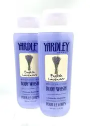 Lot Of 2 Yardley of London English Lavender Luxury Moisturizing Body Wash 12 oz