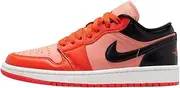 [Nike] Jordan Womens Jordan 1 Low WMNS DM3379 600 Orange Black - Size 6.5W