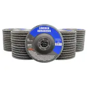 50PK Flap Discs 80 Grit 4.5" x 7/8" Sanding Wheels Grinding