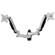 Up to 24" 10kg Dual Arm Tilt Swivel 2 LCD Screen Monitor Wall Mount VESA