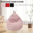 Bean Bag Chair Cover Plush Toys Organizer Holder Soft Corduroy Bean Bag elpck