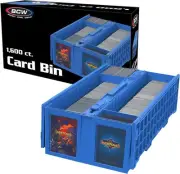 BCW Collectible Card Bin - 1600 ct. - Blue