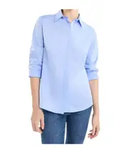 long-sleeved shirt L light blue