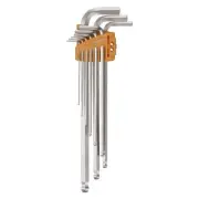 Ball Point Hex L-Key Wrench (Long Type) 9PC. Set No.8309BP-LU VES8309BPLU New!