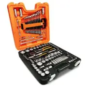 New Bahco S137 137pce 1/4" 3/8" & 1/2" Drive Metric Socket & Ratchet Spanner Set