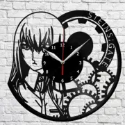 Steins;Gate Vinyl Record Wall Clock ArtDecor Original Gift 12''30cm 2467