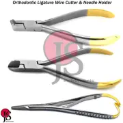 Orthodontic Instruments Ligature Wire Cutter Distal End Needle Holder Dental Lab