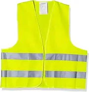 Leina-Werke 13101 Puncture Reflective Vest Polyester in Bag, Yellow, One Size