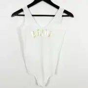 Commando "Bride" White Bodysuit Size Small NWT