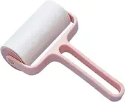 1pc Roller Hair Sticker Sticky Roller Furniture Hair Sticky Device Reusable Lint Roller Cat Dog Hair Adhesive Roller Broom Plush Area Rug Sticky Lint Roller Pet Pink Adhesive Tape