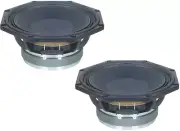 2x B&C 8FMB51 8 Ω LF Drivers Speakers 8" Woofer 250W to 500W Sensitivity 96.5 dB