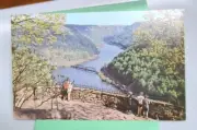 Hawk's Nest Overlook, Fayette County, West Virginia New River Postcard