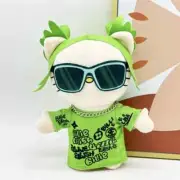 Billie Eilish Green Sunglasses Hello Kitty Plush Doll Toy
