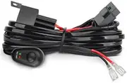 Mellisso Wiring Harness Kit for 1 Light Fuse On-Off Switch 12V 40A Relay 180 W/ 300W for 4-52 Inch Led Work Light Bar