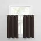 Short Curtains for Small Window Blackout Portable Blinds Shades for Bedroom B...