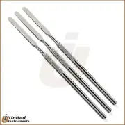 Set Of 3 Amalgam Dental Cement Mixing Spatulas Lab Technician Carvers