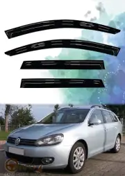 For Volkswagen Golf Variant 2010-2014 Deflector Window Visors Guard Vent Weather