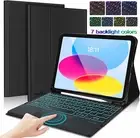 Backlit Touchpad Keyboard Case For iPad 7/8/9th/10th Gen Air 3/4/5 Pro 11" 2022