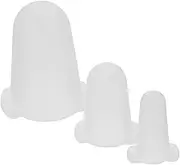 OFFSCH 3Pcs Cake Piping Tip Protectors Flexible Silicone Covers for Convenient Frosting Tips Nozzle Covers for Cake Decorating