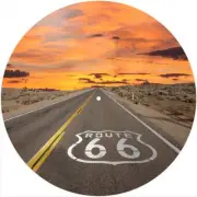 Slipmat Scratch Pad Felt for any 12" Turntable LP DJ Record Player New ROUTE 66