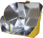 SolCook Solar Portable Stove - All Season Solar Cooker Camper - Sun-Powered Cooking - Polypropylene Material - 4 Pound Weight - 28x28x24 Inches - 460.8 kW Maximum Energy Output