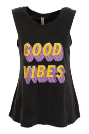 Good Vibes Muscle Tank--ALL-64120331