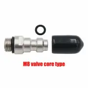 8mm 1/8BSPP M10 M8 Male Quick Head Connection Valve One-Way Fill Nipple Plug