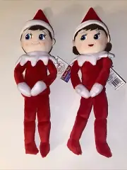 Elf on the Shelf Plushee Pals BOY & GIRL ELF Hug-gable Plush light complexion
