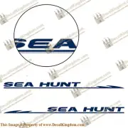 Sea Hunt Boat Decals 2 Color! (Multiple color options available) 3M Marine Grade