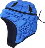 yuksok Rugby Helmet for Kids Rugby Headguards Soft Padded Adjustable Goalie Roller Hat Flag Football Helmet for Roller Skating Rugby