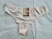 Bonds Woman Ladies 10647 ROO Pale Pink Cotton Stretch G String Brief Size 14 New