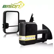 【Sale】 Extendable Towing Mirrors For Ford Ranger 2011-06/2022, Black Electric