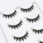 Natural Look False Eyelashes Wispy Fluffy Anime Lashes 5 Pairs Manga Lashes