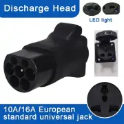 GB/T 220V EV Charger Adapter Car Side Adaptor GB/T Male to EU Universal Socket