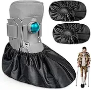 Walking Boot Cover Waterproof - 2PCS Fracture Cast Boots Shoe Covers for Broken Foot Ankle Recovery With Anti-Slip, Heavy Duty Sole, Rain & Snow Resistant Boot Protection