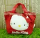 【震撼精品百貨】Hello Kitty 凱蒂貓 三麗鷗 KITTY造型提袋/手拿包-紅色絨毛#35519 震撼日式精品百貨