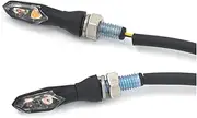 Indicators Flowing Turn Signal 12V Motorcycle General LED Turn Signal Lamp Motorbike Indicators Lights CE E-Stamp Mark Turn Signal Indicator (Size : 2PCS)
