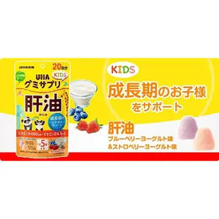 日本直送 UHA味覺糖 KIDS 鈣+鐵 DHA 肝油 B群 維他命C 維他命D 維他命E 營養軟糖 成長期 營養好吃