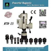 在飛比找蝦皮購物優惠-輕便型/輕巧/小台 磁性鑽床MTM-25 磁鐵鑽孔機 磁鐵攻