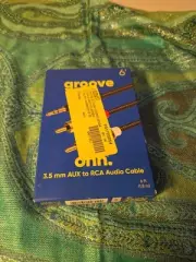 Onn Groove 6 Foot 3.5 Aux To RCA Audio Cable