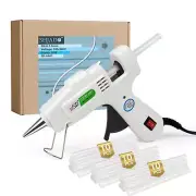 Hot Glue Gun with 30 Glue Sticks, Fast Preheating Hot Melt Gun, Mini Glue Gun Ki