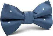 [OTAA] Prussian Polka Dots Kids Bow Tie Blue Prussian Polka Dots Kids Bow Tie