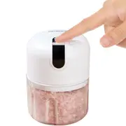 Electric Mini Garlic Chopper 250ML Wireless Portable Mini Food Processor Mincer Blender Mixer