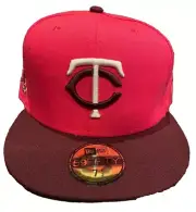 Minnesota Twins Shortcake Valentine's Day Bomb Side Patch New Era Hat size 7-1/2