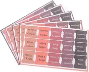 GANAZONO 5Sheets Bible Tabs Color Coded Bible Index Tabs for Efficient Study Decorative Bible Dividers for Men Women Laminated Easy to Use