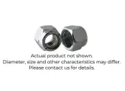 1-3/8-6 Nylon Insert Lock Nut, NE, Zinc