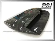 Carbon Fiber Air Flow Hood Scoop Bonnet Vent Grille for 15-21 SUBARU WRX STI