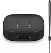[Meliya] Charger Adapter for Fitbit Sense 2 / Sense/Versa 4 / Versa 3, Portable Wireless Charging Cable Converter Dock Station Compatible with Fitbit Versa 4/3 / Sense 2 / Sense Smartwatch
