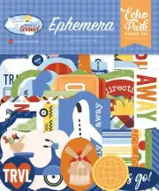 Echo Park Ephemera-Icons, Born To Travel